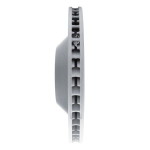 Porsche 911 Brake Rotor (1) - Left Front - R1 Concepts - Drilled Carbon Alloy GeoMET - `13-`19